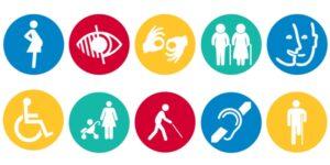 logos d'accessibilité